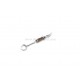 Roach Clip with Keychain - Small Size (Brown)